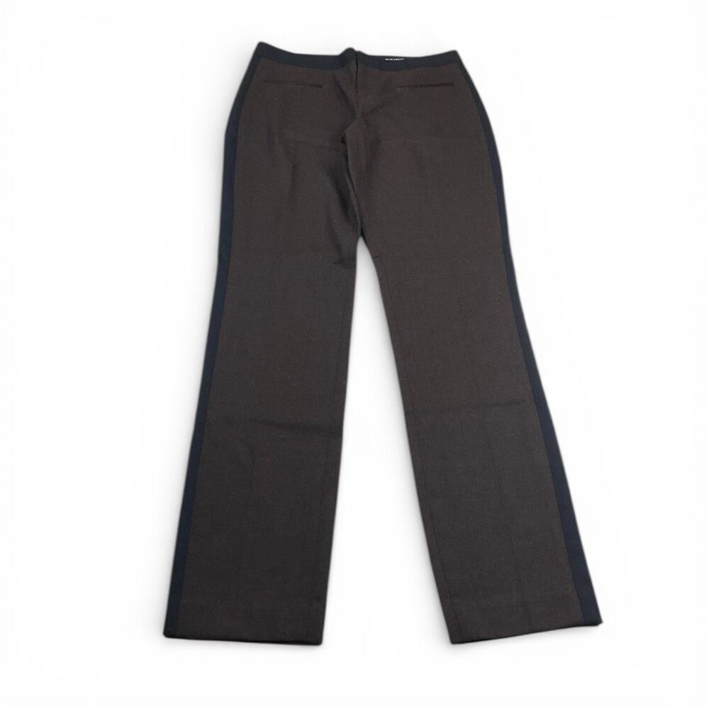Club Monaco Brown Tuxedo Stripe Trousers